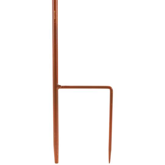 25.5" Egg Hunt Bunny Trail Easter Metal Spring Yard Stake